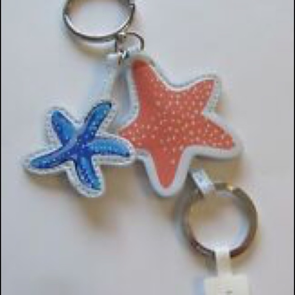 New, Vera Bradley Starfish key chain❤️ - Picture 2 of 7